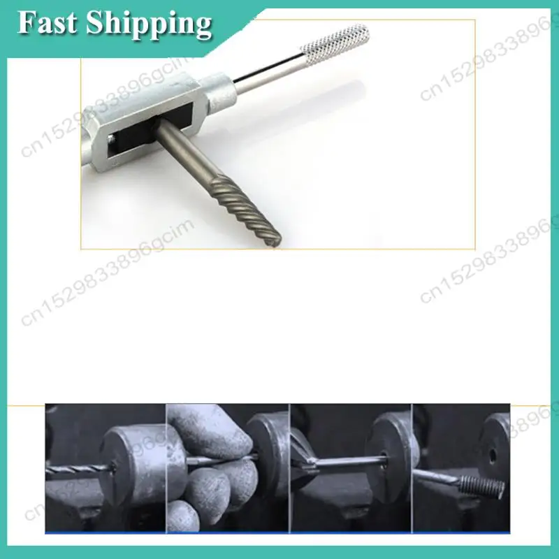 

-BABQ 11Pcs Damaged Screw Extractor Set Remove Stripped Or Broken Screws Bolt Fastener Easy Out With Right Handed Boring Drill B