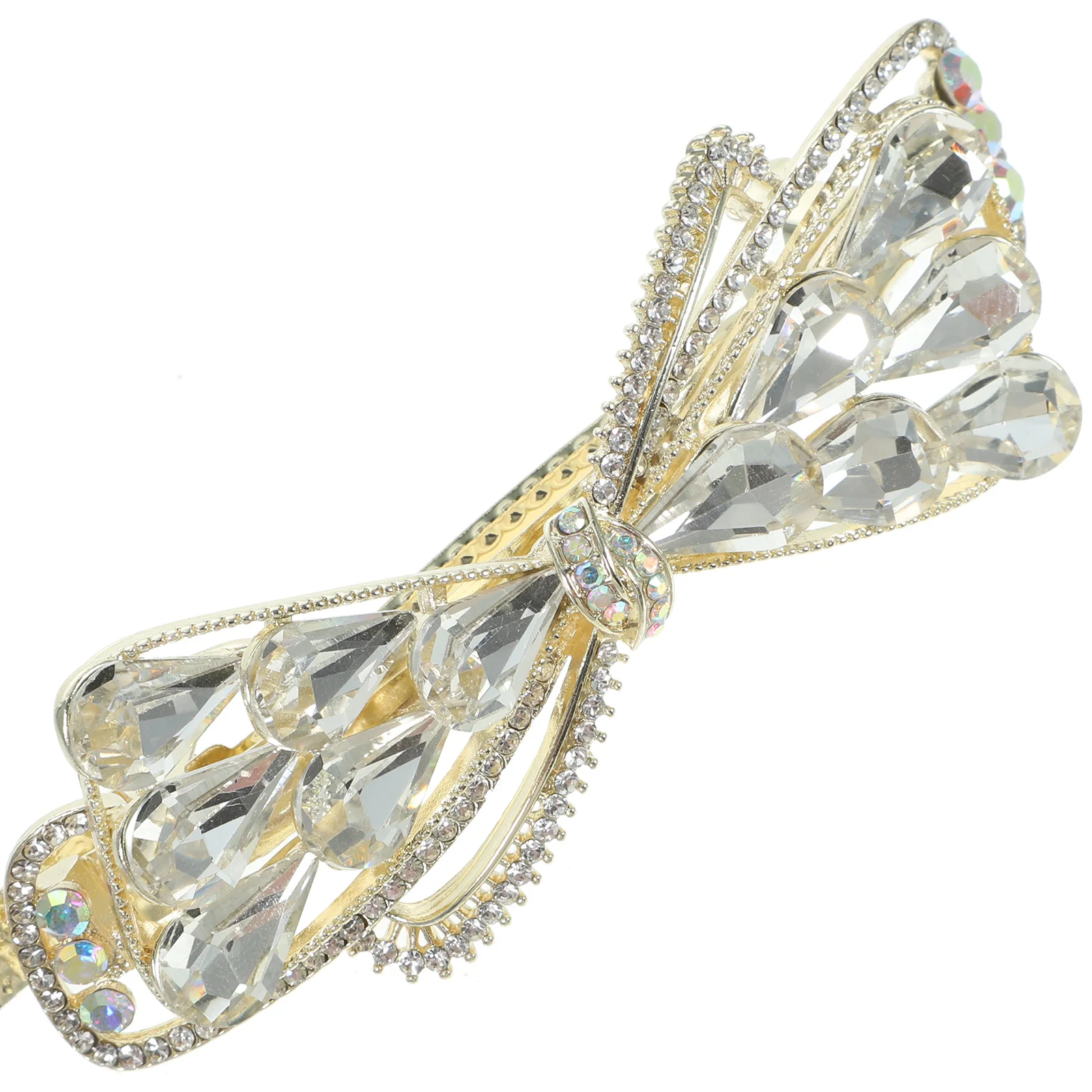 

Rhinestone Hair Clip Ladies Hairpin Girls Accessories Women Comb Barrettes for Snap Clips Small