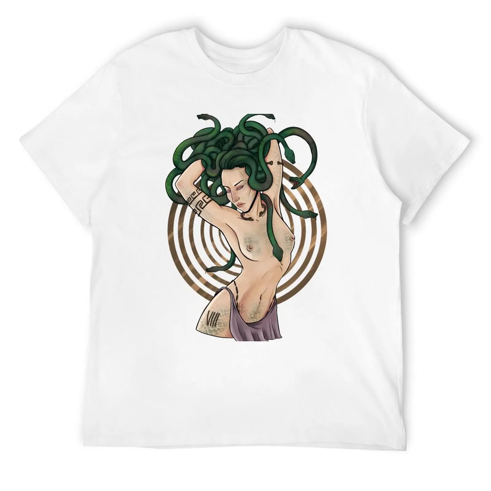 Gorgon Medusa T-Shirt Luxury man basketball graphic tees for a boy summer clothes mens graphic t-shirts big and tall