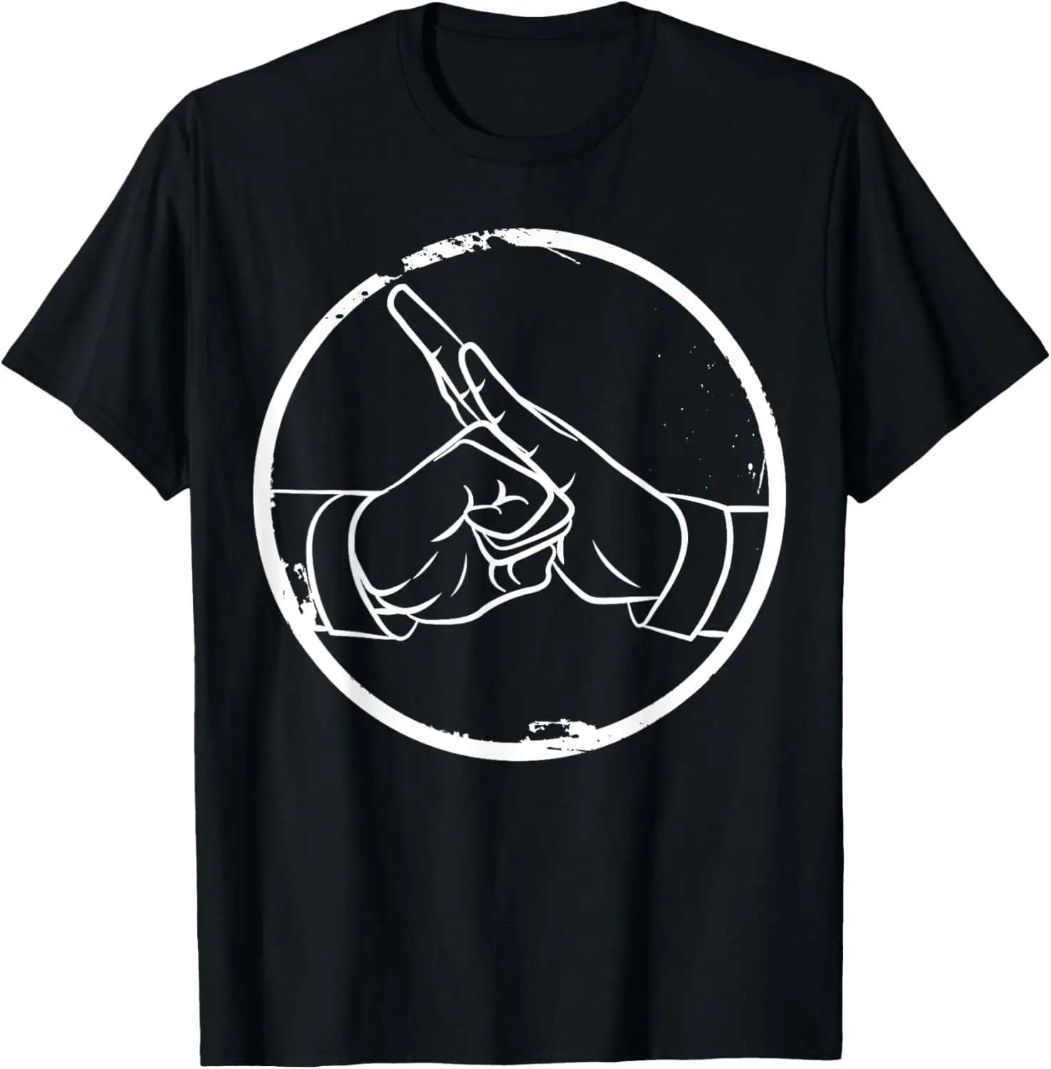 Kung Fu Martial Art Shaolin Monk Hand Salute T-Shirt