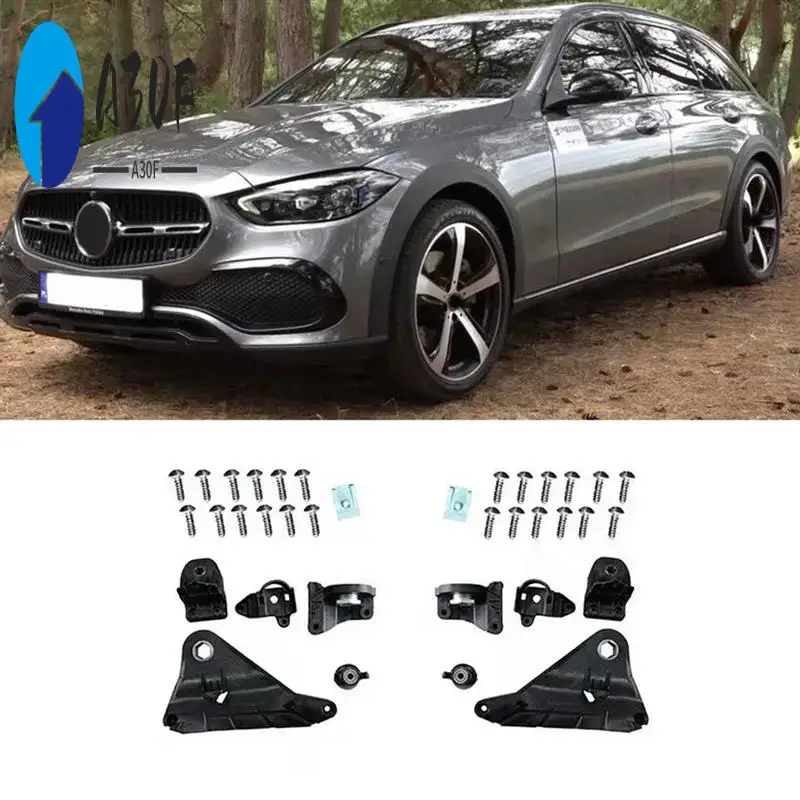 

A30F-1Pair Headlight Repair Bracket Kits A2068209700 A2068209800 For Mercedes-Benz C Class W206 2022-2024 Headlamp Fixed Claw