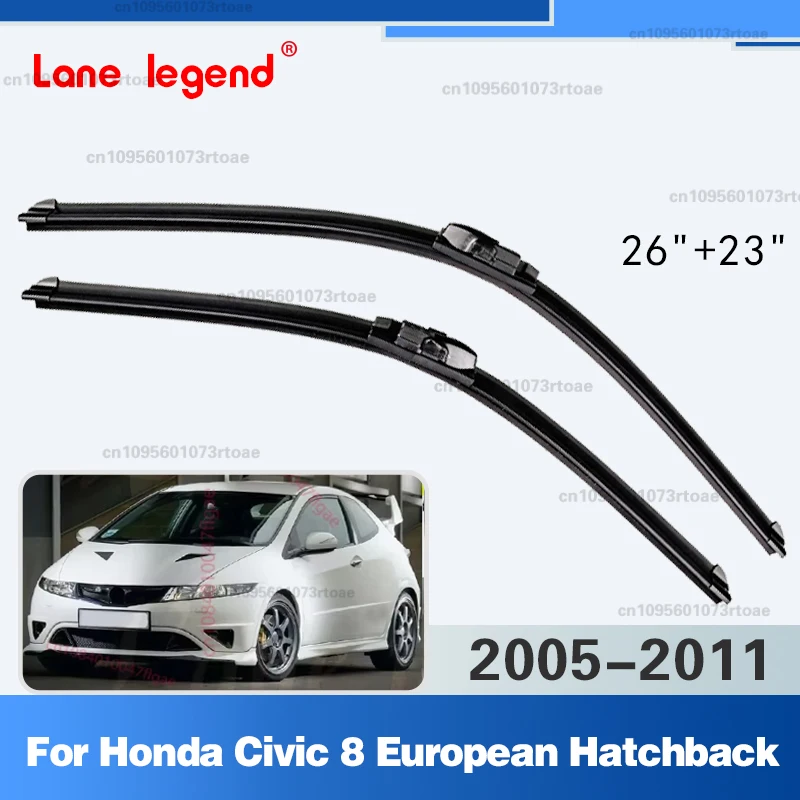

26" 23" Front Windshield Windscreen Wiper Blades For Honda Civic 8 European Version 2005 2006 2007 2008 2009 2010 2011