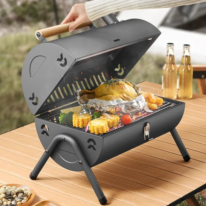 Outdoor barbecue stove stove domestic kebabs commercial smokeless charcoal barbecue indoor charcoal grill oven.