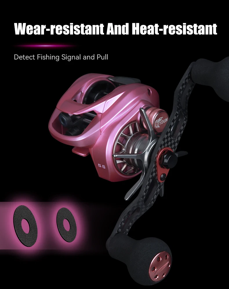 LEYDUN 2026 ZORO Baitcasting Angelrollen 145g Ultraleichte Aluminiumlegierung 10+1BB 5.6:1 4.5KG Salzwasser BFS Rolle 3 Farben Rollen – Detail 3