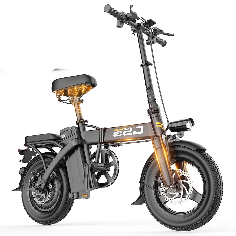 Toofly GS3 Erwachsenen-Elektrofahrrad für Pendler 250W 48V 15Ah Akku 14 Zoll Reifen Urbanes Pendeln Premium für Erwachsene – Detail 9
