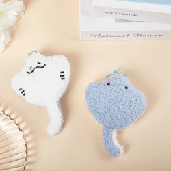 Cartoon Marine Animal Devil Rays Doll Plush Keychain Ornament Stuffed Animal Manta Ray Pendant Bag Decor Kids Toy Gifts