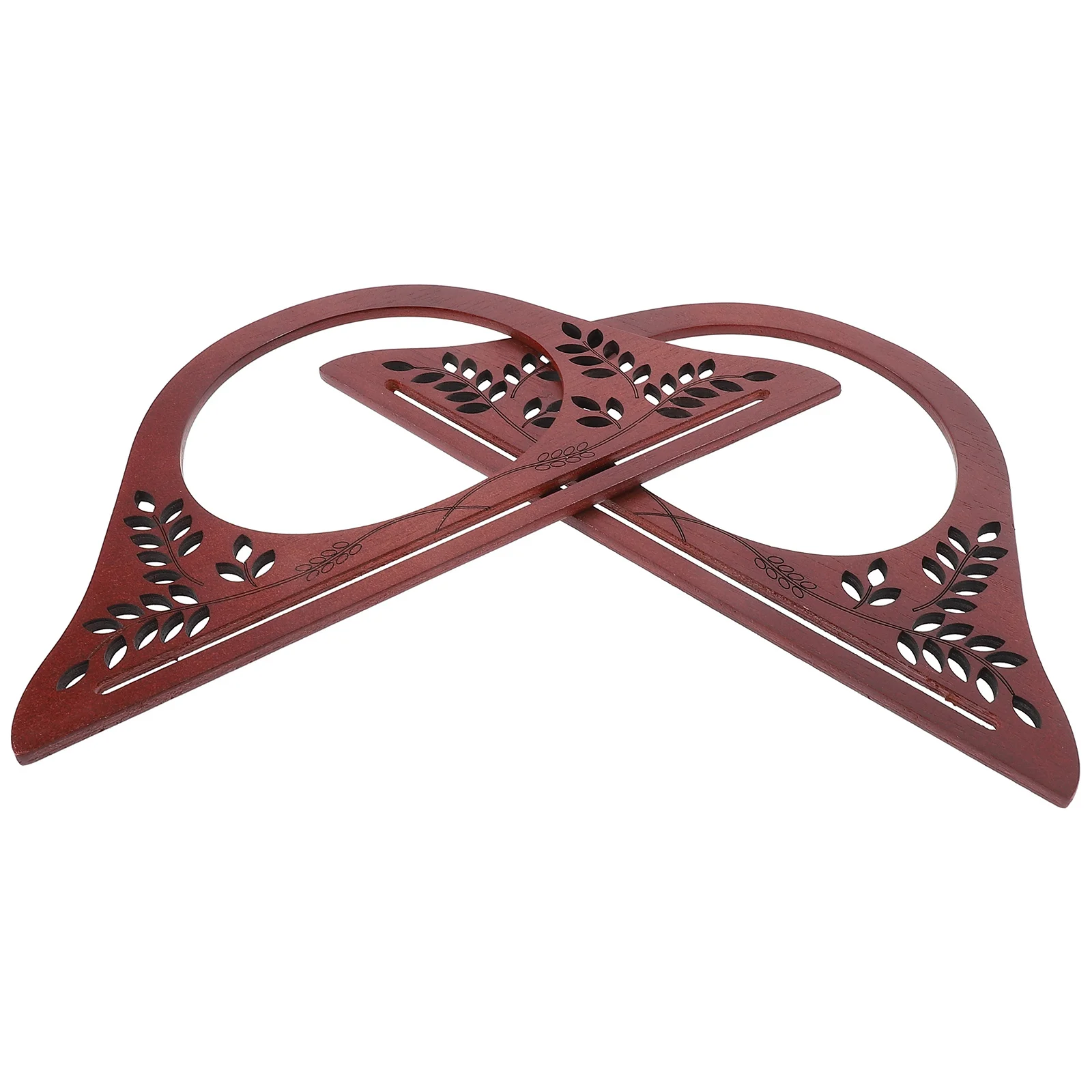 

2 pcs Handbag Handles D-Shaped Coffee Delicate Bag Handle Color Bag Replacement Handles for DIY Travel Shopping