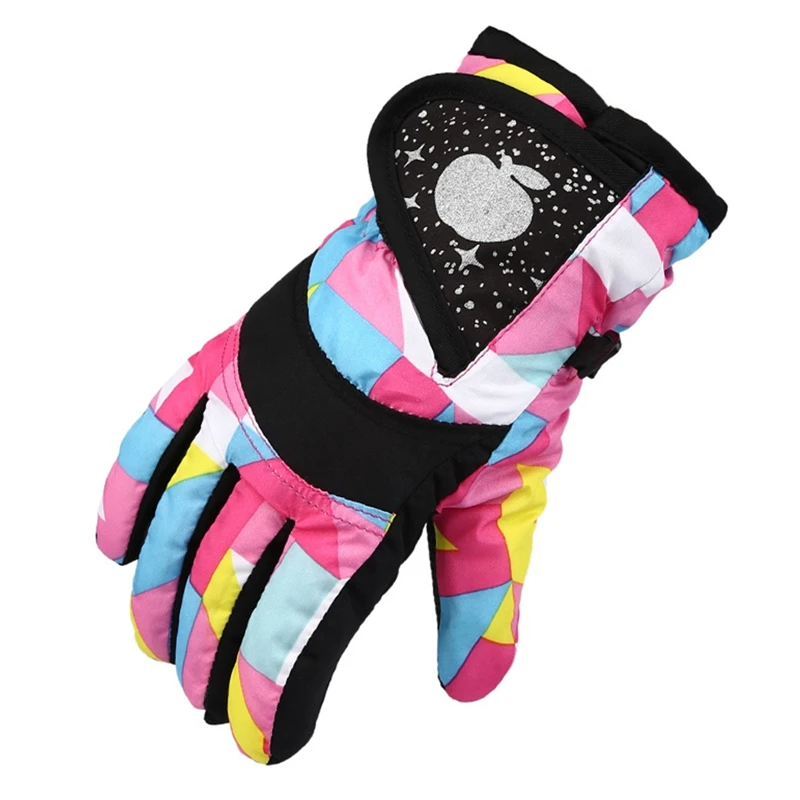 Kış sıcak Snowboard kayak eldivenleri çocuk çocuk kar eldivenler su geçirmez nefes hava M/L feminina guantes invierno hombre