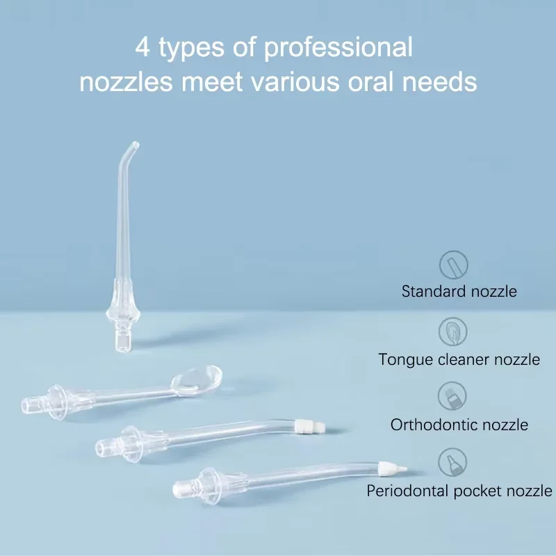 XIAOMI MIJIA MEO701 irigator Oral portabel, Flosser pemutih gigi, pembersih gigi Bucal, benang air untuk gigi