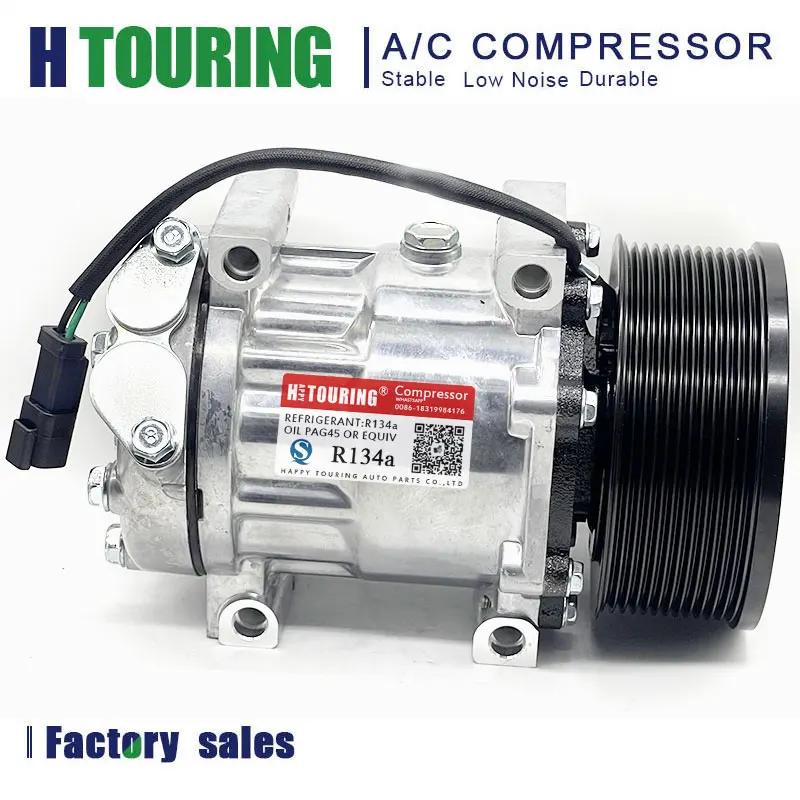 A/C Compressor 372-9295 3729295 Model SD7H15 for Excavator 320D 320D2 323D2 329E 326D2 330D2 330F E324 E320D2 323D 324E E320D