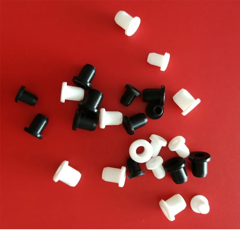 

5mm-51.3mm White Hollow Silicone Rubber Snap-on Grommet Hole Plug Ring Gasket Wire Cable Wiring Protect Bush Seal Stopper