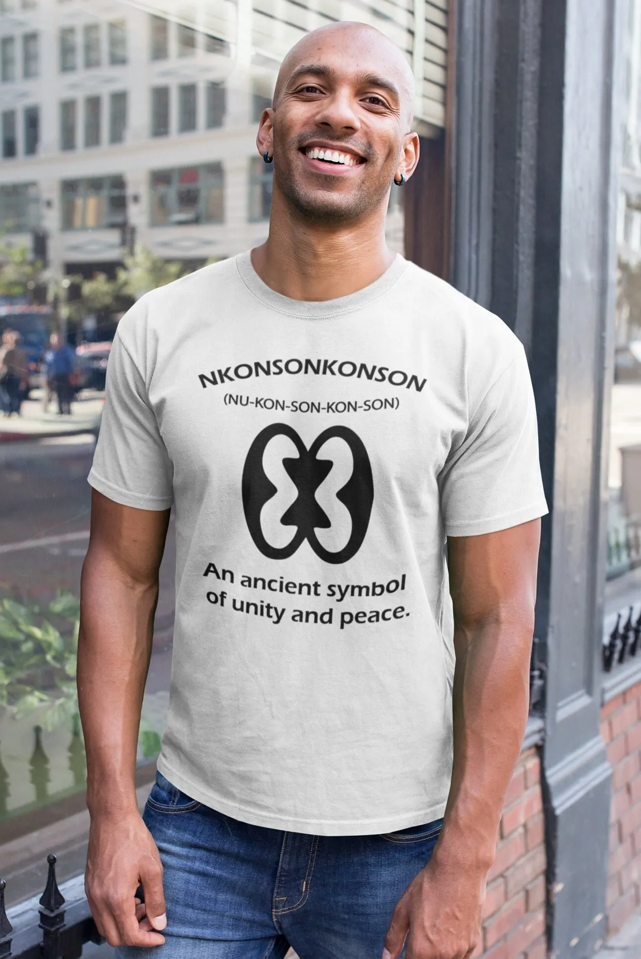 Unity Adinkra Nkonsonkonson T Shirt African Wisdom