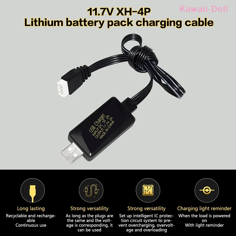 

[DO]1Pcs Li-ion Battery Charger 3S 11.1V Li-ion Battery Balance With Protective Light USB Charger[DO]