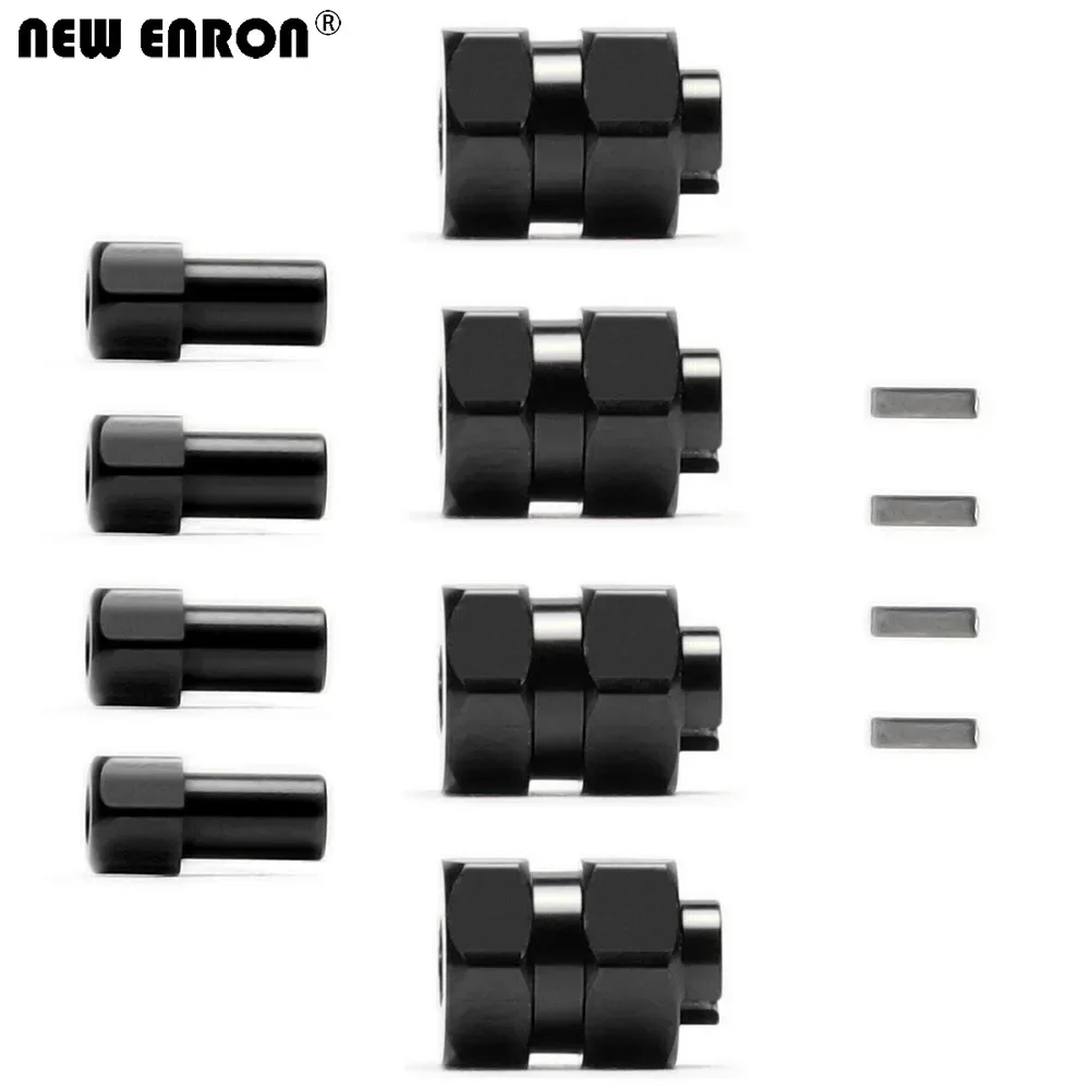 NEW ENRON Modified Extended 7mm Wheel Hex Hub & Pins 8.5MM Thickness for RC Adults 1/24 Crawler Axial SCX24 90081 C10 Upgrade