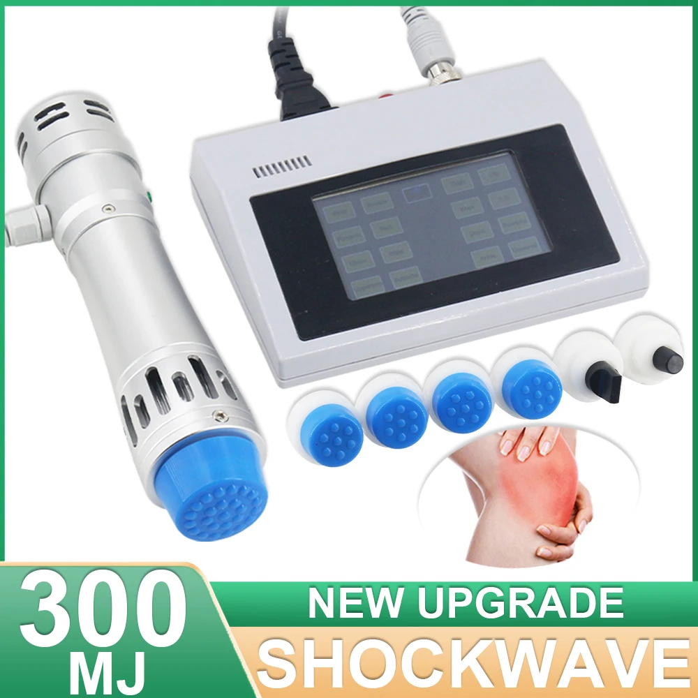 

Shockwave Therapy Machine 300MJ Shock Wave Device For Erectile Dysfunction Effective Plantar Fasciitis Pain Removal Home Use