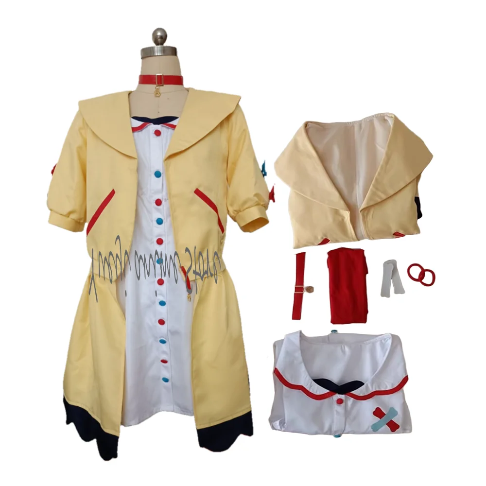 

customized-Unisex Anime Inugami Korone Cosplay Costume Halloween Christmas Outfit