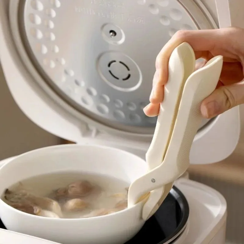 Multifunction Kitchen Bowl Clip Durable Silicone Anti Scalding Clip Non-slip Meal Bowls Tongs Pot Clips Gripper Kitchen Tools