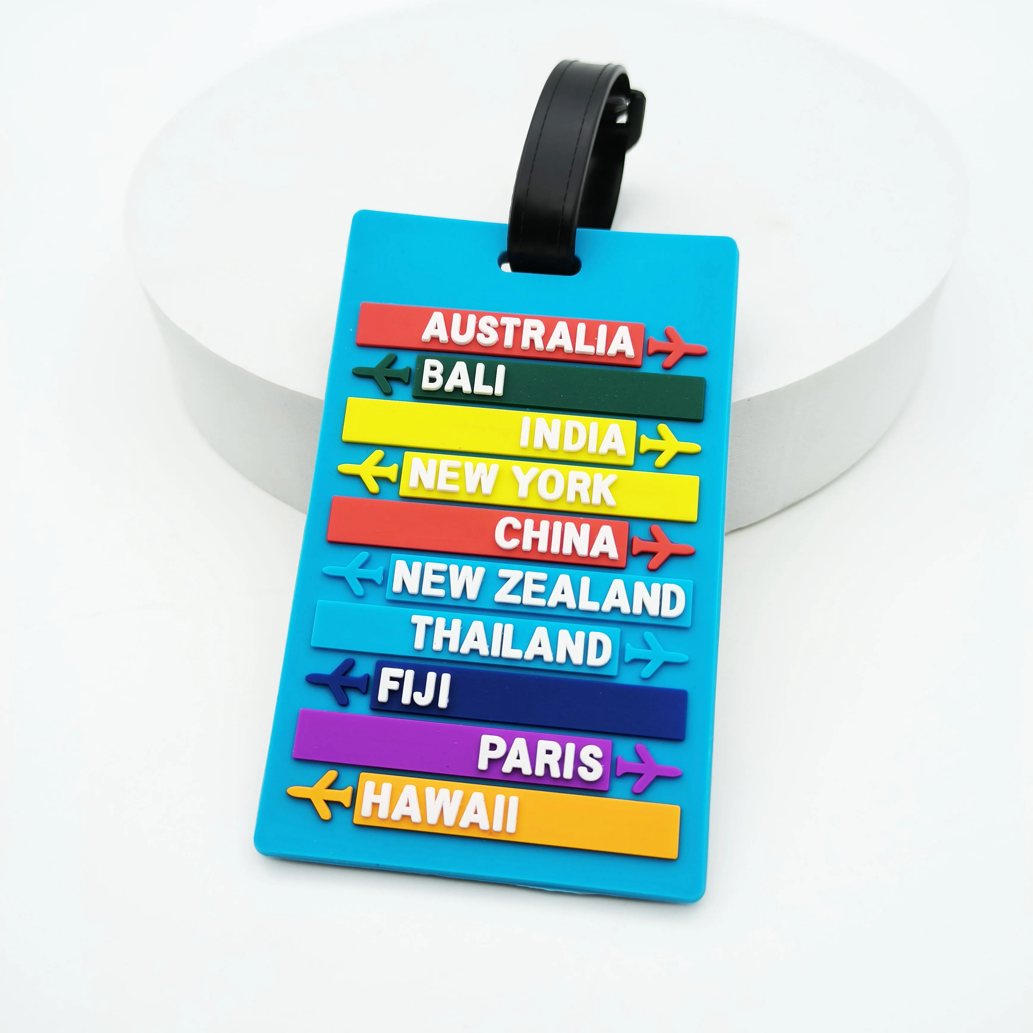 1PCS Luggage Tag Travel Cute Suitcase Luggage Tag Cartoon ID Address Holder Travel Baggage Label Accessories