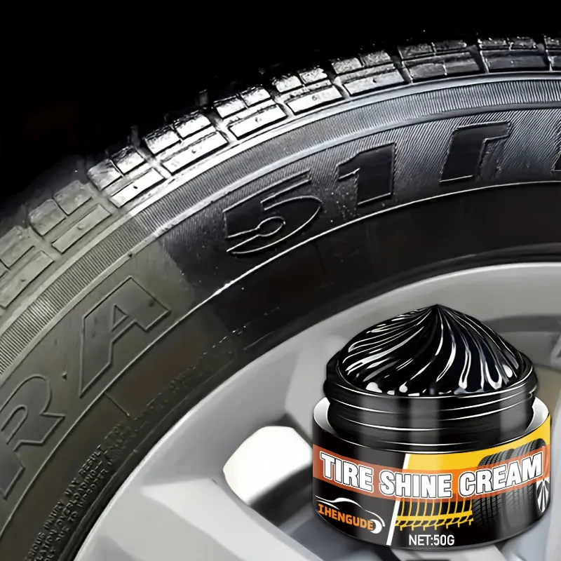 Black Tire Wax: Anti-Aging, Anti-Cracking, Plastic Repair, Multi-Functional Care