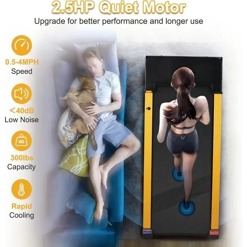 Walking Pad Treadmill Auto Incline Automatic Lifting Jogging Treadmill with Remote Control and LED Display