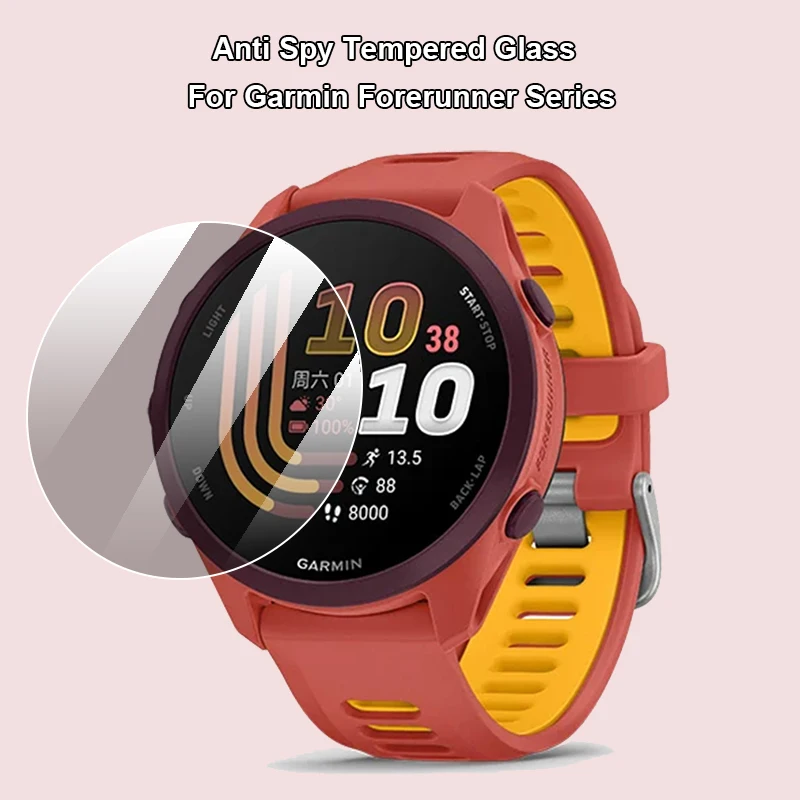 For Garmin Forerunner 158 170 220 225 255s 235 245 620 635 645 Anti Spy Privacy Protection Tempered Glass Screen Protector Film