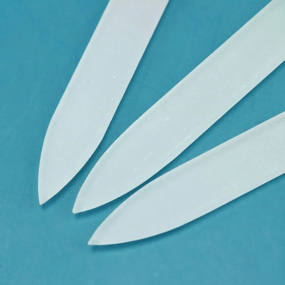 粗い表面ナノガラス爪やすりカラフルな耐久性のある爪研磨ストリップ両面平滑研磨スティック女性