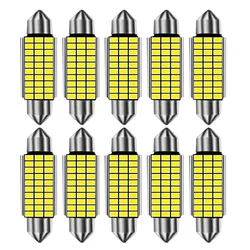 10pcs Festoon 31mm 36mm 39mm 41mm High Quality Super Bright LED Bulb C5W C10W Car License Plate Light Interior Reading Dome Lamp