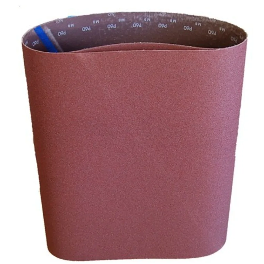 

52 x 103 Sanding Belt Aluminum Oxide X Weight Cloth Sandpaper 2 Pack for Woodworking Metalworking in Brown 120 Grit