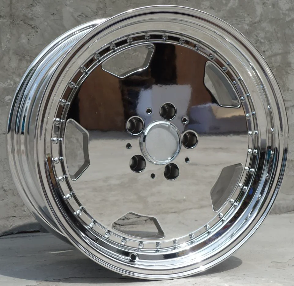 Vacuum Chrome 17 Inch 17x8.0 17x9.5 5x112 Car Accessories Alloy Wheel Rims Fit For Mercedes Benz