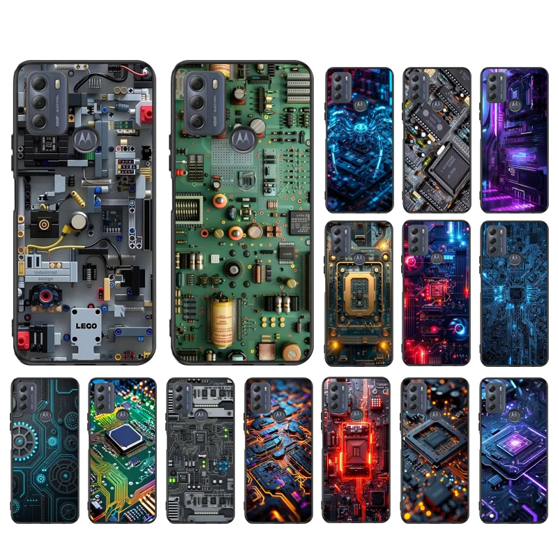 Phone Case For Moto G86 G85 G75 G15 G05 G56 G72 G53 G54 G84 G60 G31 G32 G24  G 5G G Play circuit board Machine Components