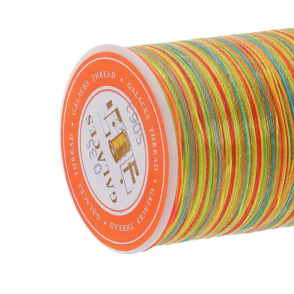 Waxed Thread 0.35mm/ Polyester Cord for Sewing Stitch Leather Bracelet image 6