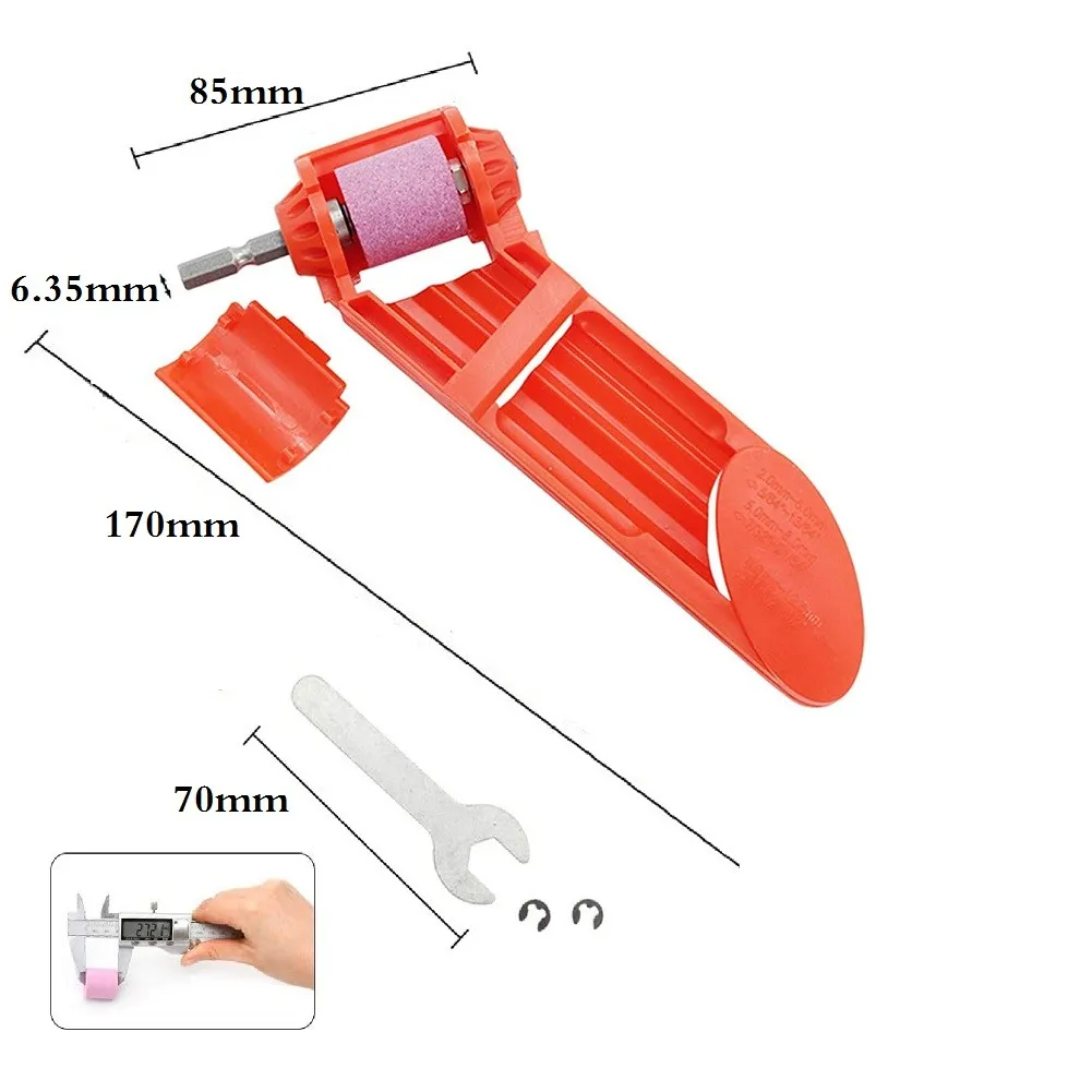 Drill Bit Sharpening Tool High Performance Electric Drill Bit Sharpener with Corundum Resisting Grinding Wheel