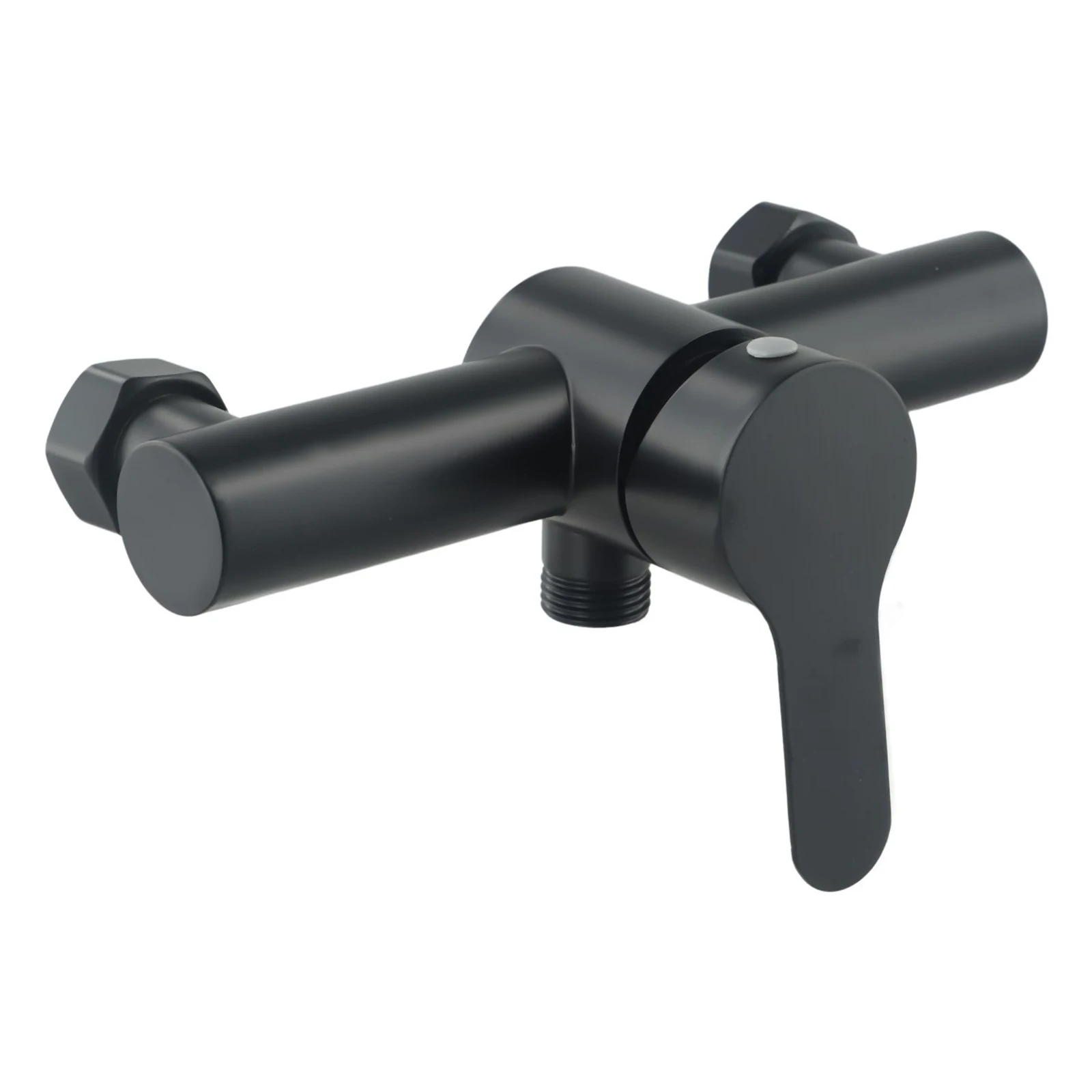 Mixer Valve Shower Faucet 1 X Black G1/2in Wall-Mounted Quality Is Guaranteed Brand New High Quality Practical