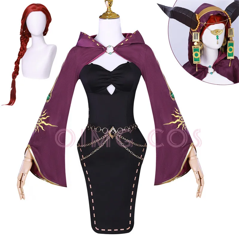 Identity 5 Priestess Fiona Gilman Cosplay Costume Carnival Uniform Anime Halloween Costumes Women Game