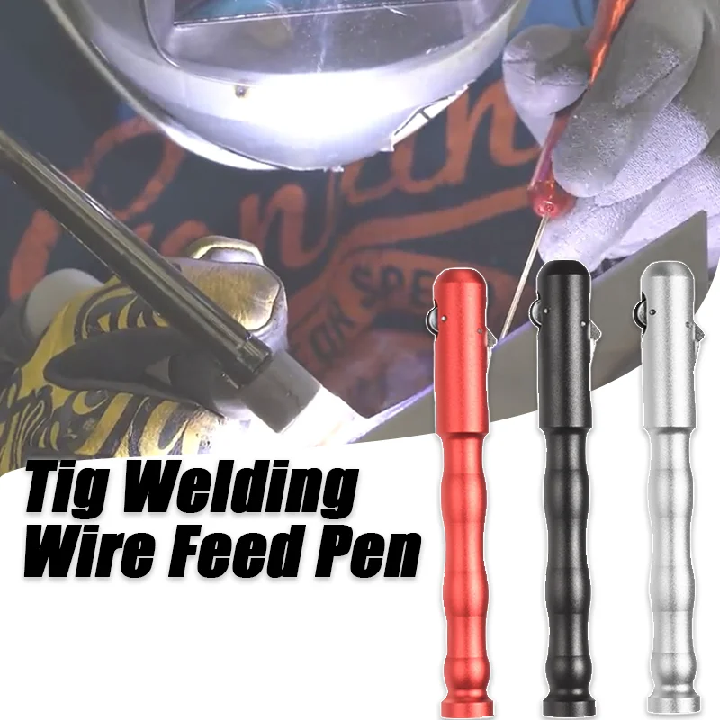 

Welding Tig Pen TIG Welding Wire Feeder Finger Feeder Rod Holder Filler Wire Pen Wire Transfer Pen For 1-3.2mm Welding Tools