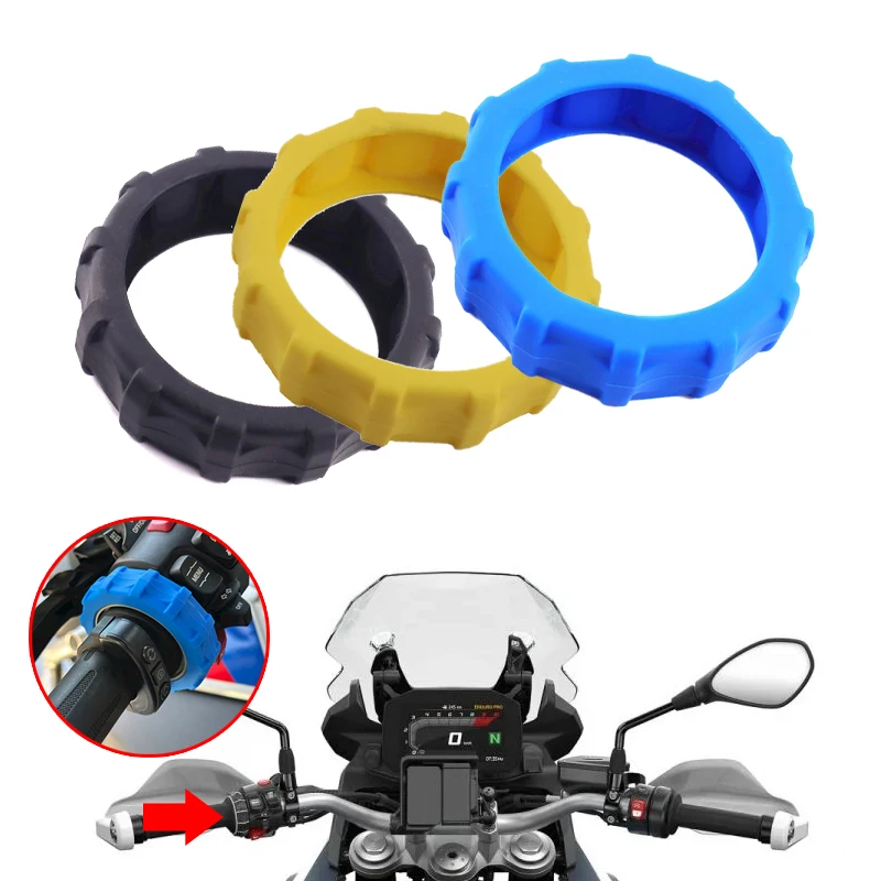 

Handle Controller Protective Rubber Sleeve One-key Start Switch Protective Cover Fit For BMW F900R F900XR F750GS F850GS ADV