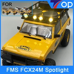 FMS 1/24 FCX24M RANGE ROVER Camel Trophy pierwsza generacja Discovery Defender 110 90 reflektor LED Light części do modernizacji