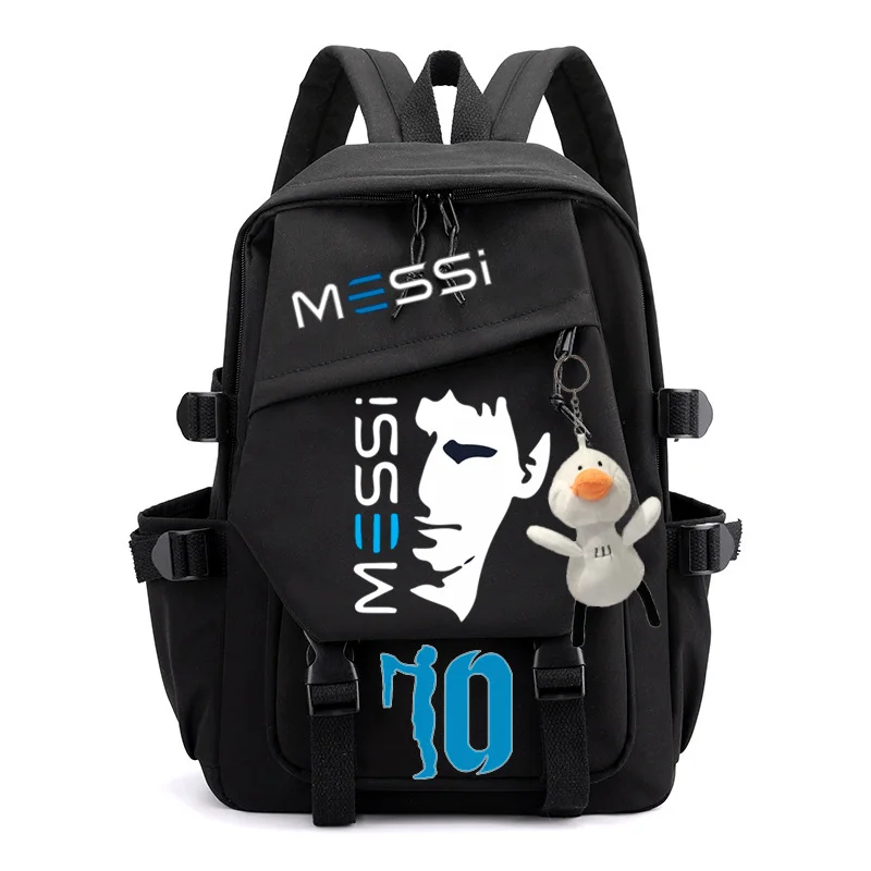 Messi School Backpack Ins Children School Bags Boys Girls Laptop Daypack Kids Waterproof Large Capacity Teens Travel Mochilas