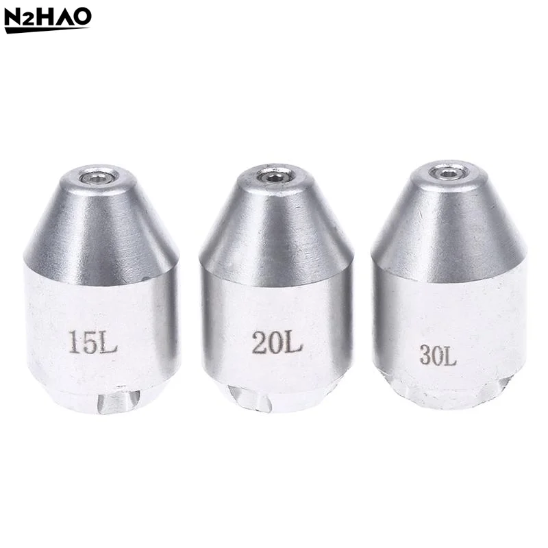 

1/4" Sewer Jetter Nozzle Kit Stainless Steel Jet Nozzle Pressure Washer Accessories 5000 Psi Sewer Jetter Nozzle