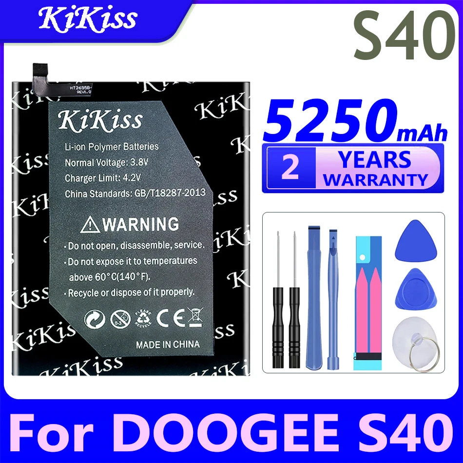 

5250mAh KiKiss Powerful Battery for DOOGEE S40 S 40