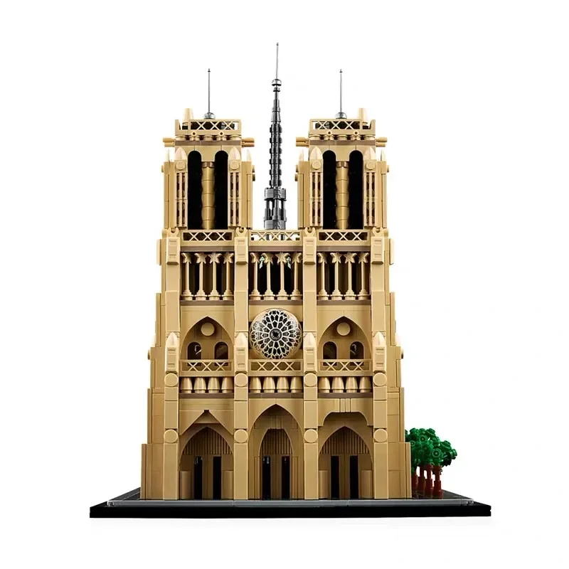 Notre-Dame de Paris Architectural Model Kit 21061 Collectible Building blocks Set for Adults Gift Idea for Lovers of History