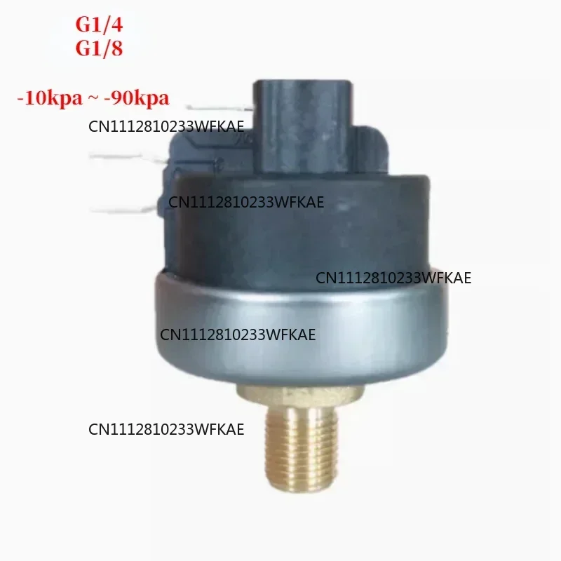 G1/4 G1/8 Vacuum pressure switch -90- -10kpa Adjustable pneumatic Negative Pressure Switch Vacuum pump pressure control switch