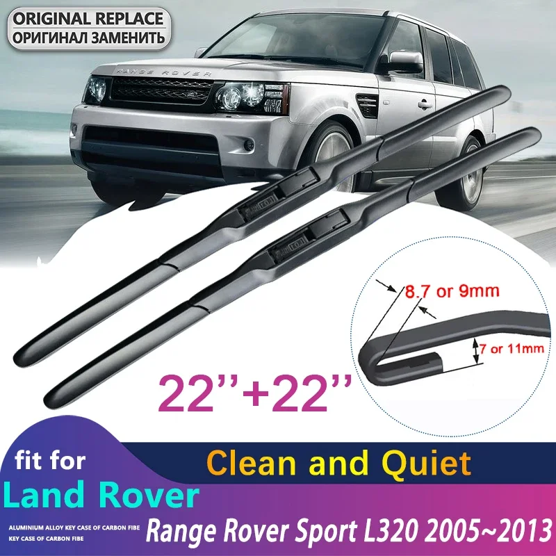 

for Land Rover Range Rover Sport L320 2005~2013 2006 2007 2008 2009 2010 Front Windshield Wipers Car Wiper Blade Car Accessories