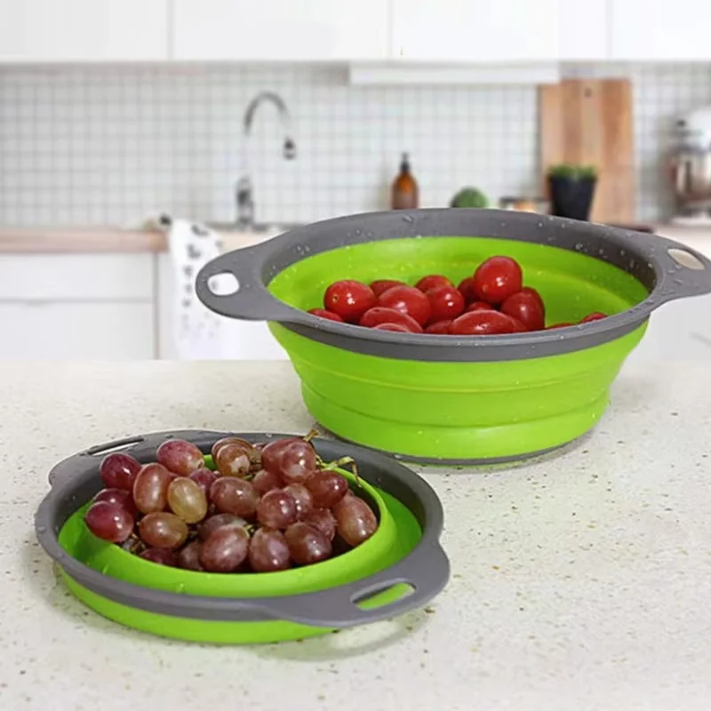 Saringan Silikon Lipat dengan - Kitchen Gadgets Store ulasan dan harga