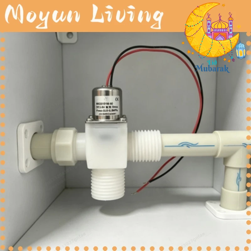 Low Voltage Pulse Solenoid Valve DC Water Control Valve for Sensor Faucet Automatic Flusher