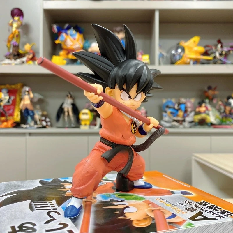 Figura de Anime Dragon Ball, figura de acción infantil de Son Goku, modelo de PVC, estatua, decoración de escritorio, adornos, estatuilla, juguete para regalo coleccionable