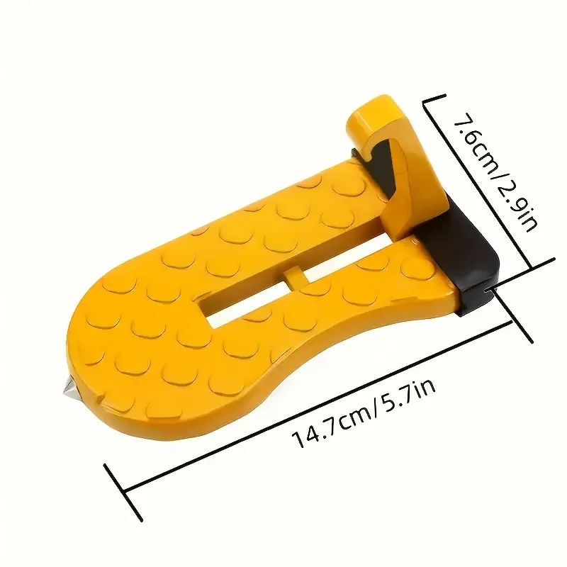 قطعة واحدة من خطوة باب السيارة القابلة للطي، حامل معدني متين لسهولة الوصول إلى السقف. عالمي مناسب لمعظم المركبات. #3