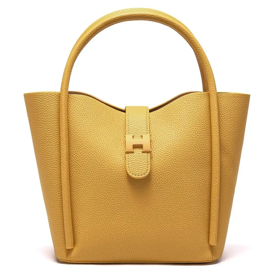 

Bucket Bags for Women Designer Genuine Leather Tote Shoulder Purse Fashion Ladies Satchel Handbag