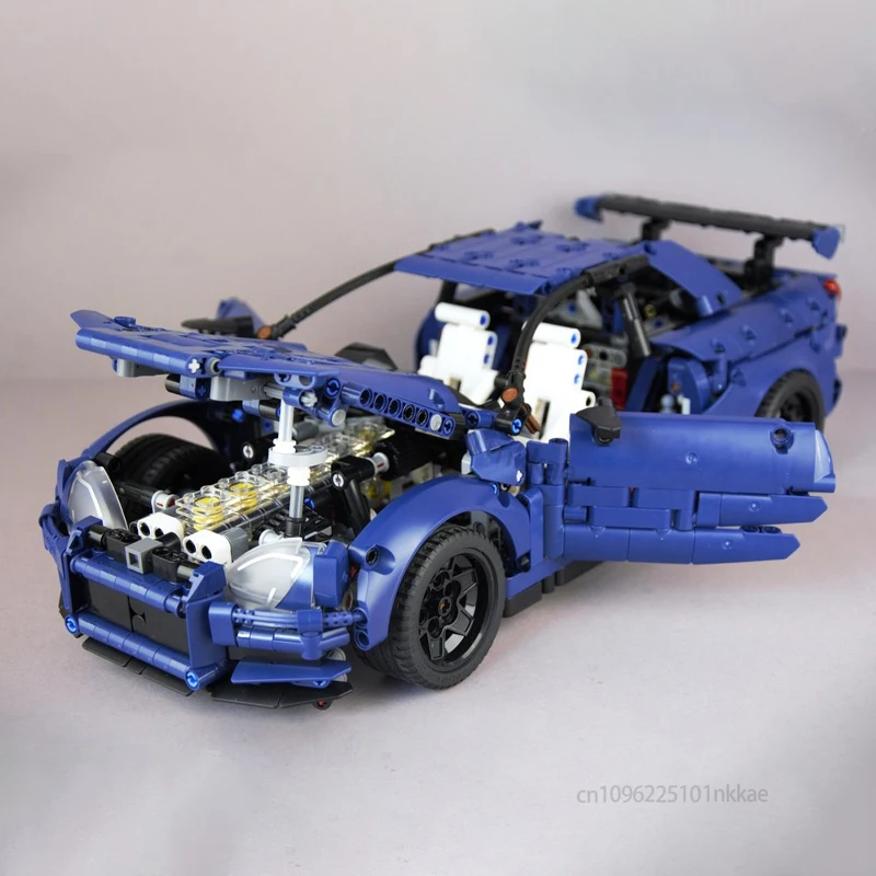 NIEUWE Skyline R34 GT-R Supra MK4 Supercar Racewagen Bouwsteen DIY Technisch Voertuig Sport Model Bricks Speelgoed Kinderen Verjaardagscadeau