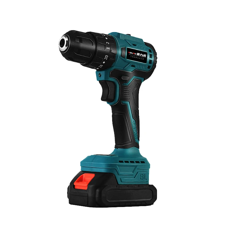 Hot Selling Lithium Battery Handheld Cordless Drill High Power 21v Power Tools Lithium Electric Drill